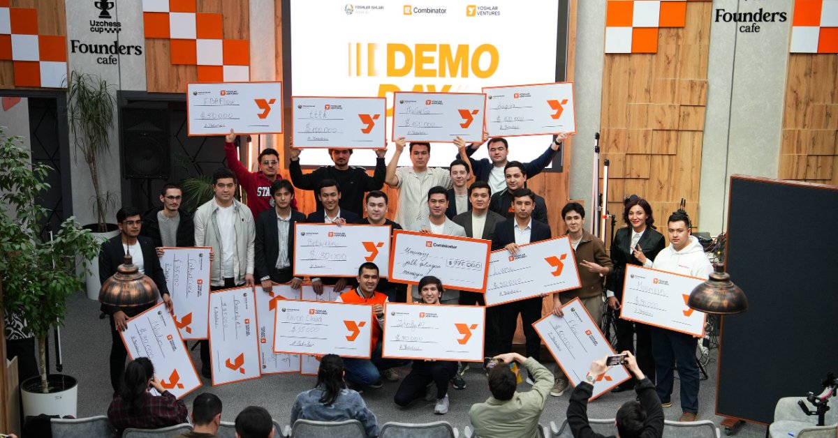 Yoshlar Ventures made soft commitments totaling around $1M to UzCombinator startups