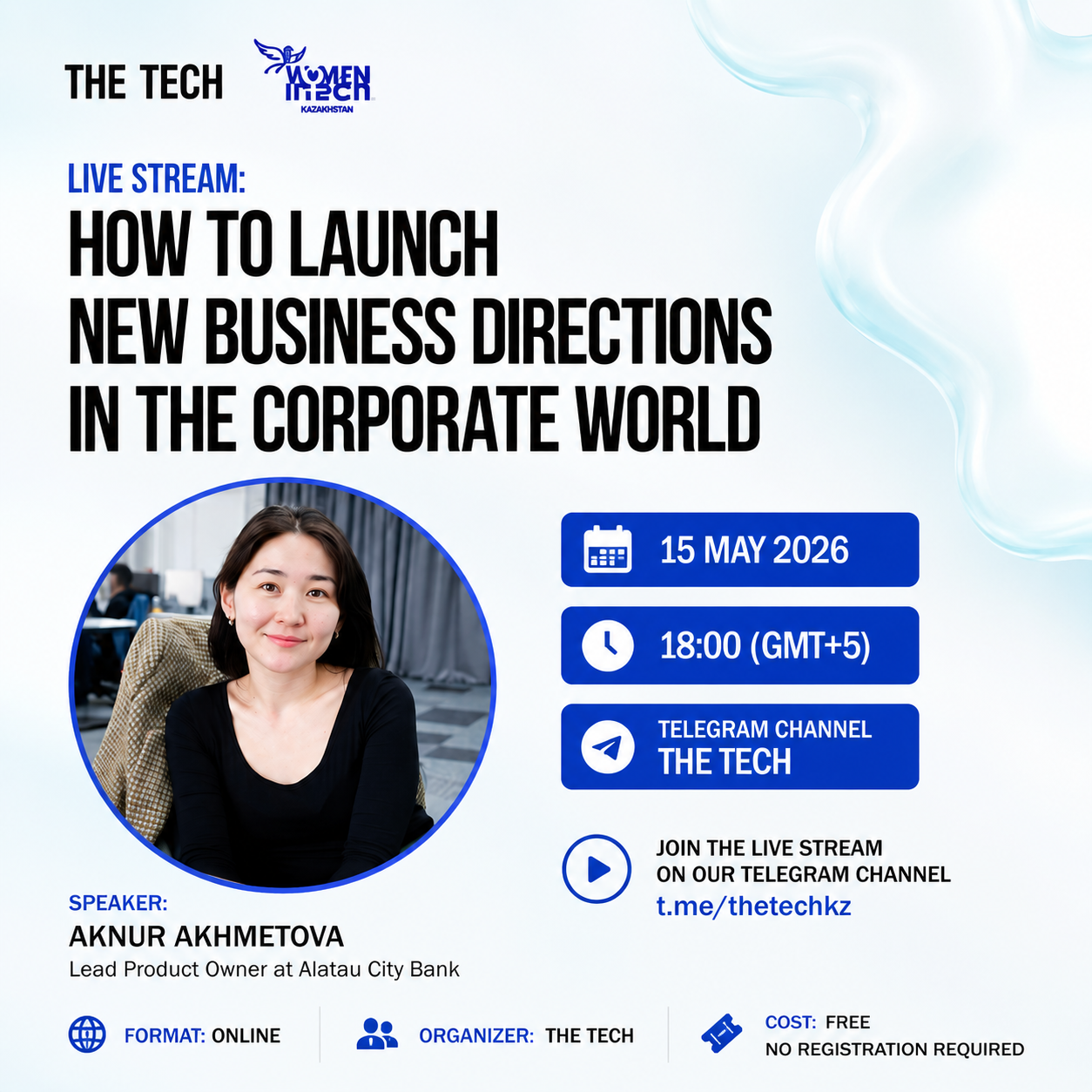 Live Stream: Launching New Business Directions in the Corporate World