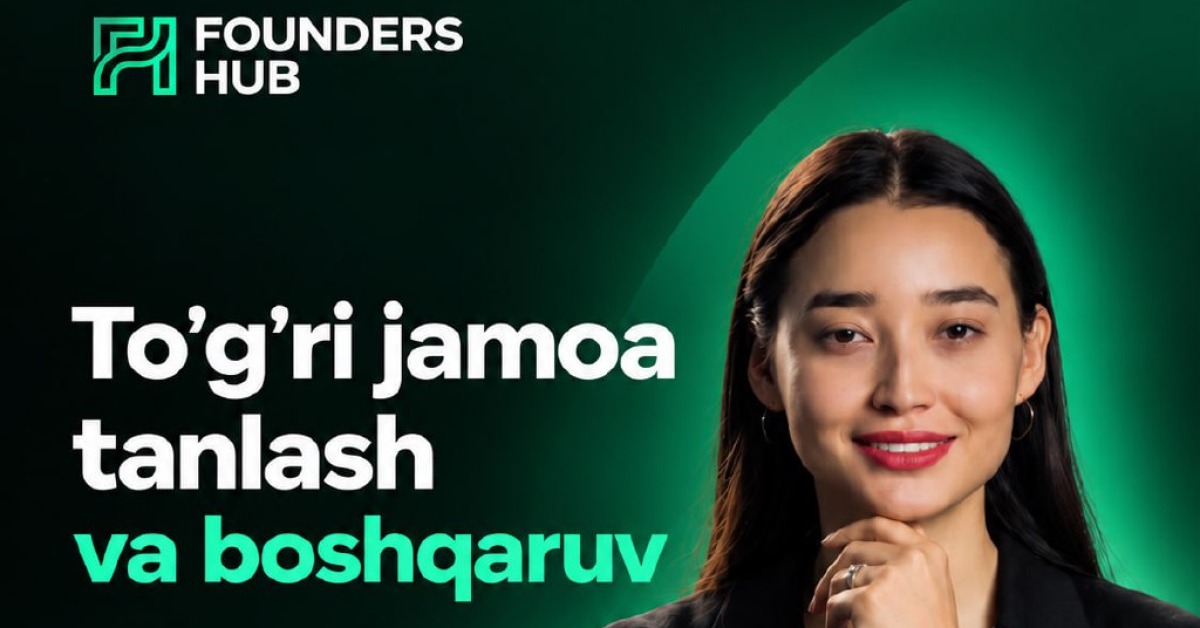 YorYor founder Mokhinur Inomova to lead Founders Hub masterclass on team building