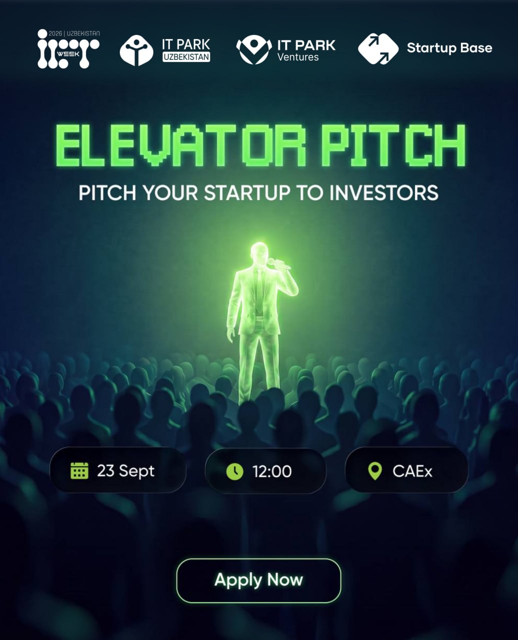IT Park Ventures opens Elevator Pitch applications for Seed and Series A startups at ICT WEEK 2026
